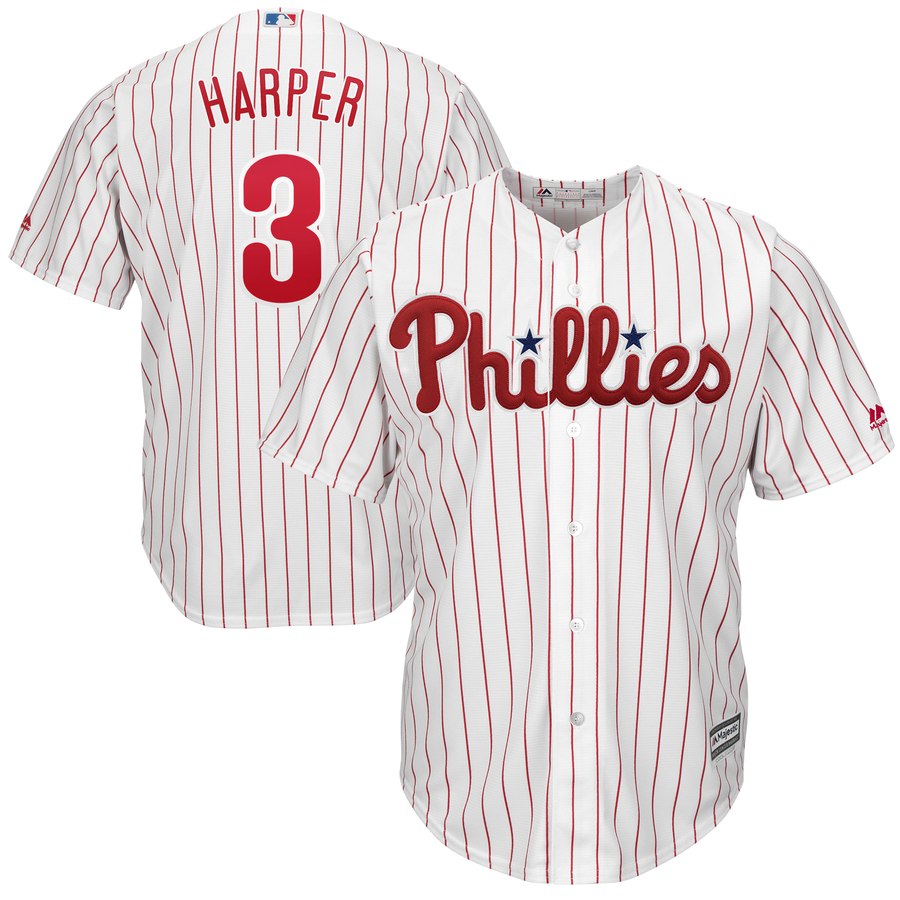 Bryce Harper Philadelphia Phillies Women's Plus Size Jersey – Gray