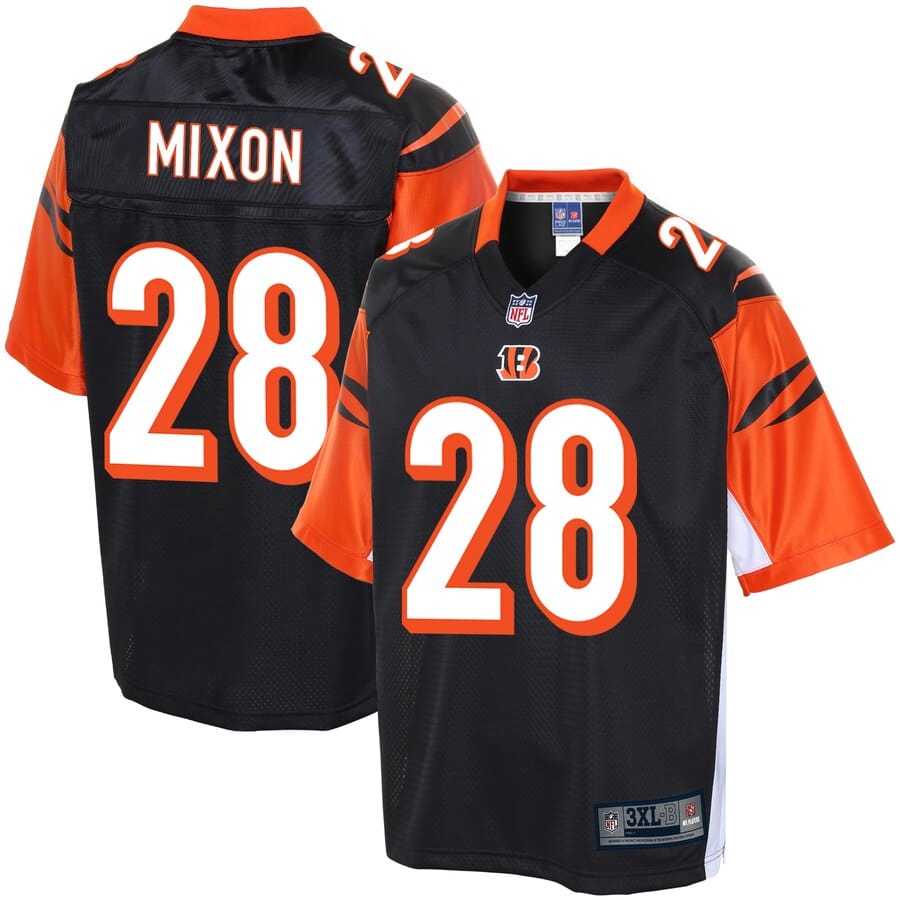 Lot Detail - 2019 Joe Mixon Game Used Cincinnati Bengals Home Jersey - Worn  9/22/2019 Vs. Buffalo Bills (Fanatics)