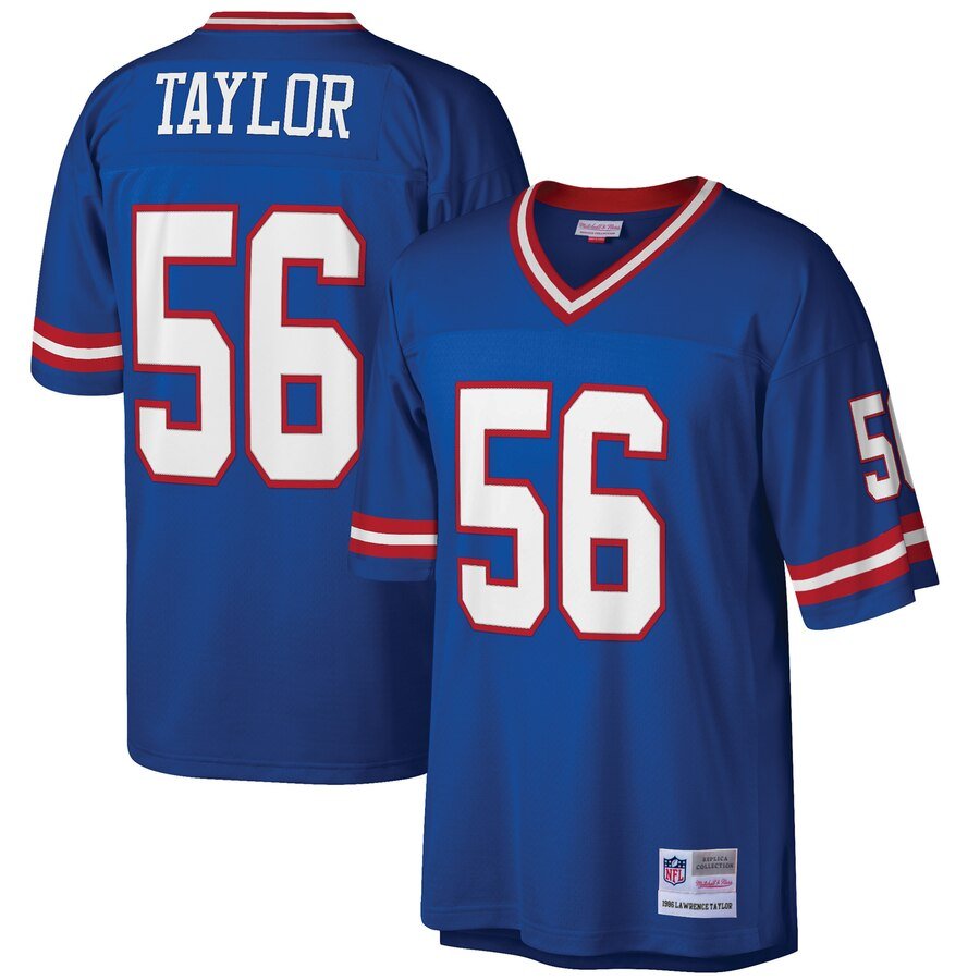 LAWRENCE TAYLOR #56 NY GIANTS GRIDIRON REEBOK NFL THROWBACK JERSEY SZ XL  for Sale in Peoria, IL - OfferUp