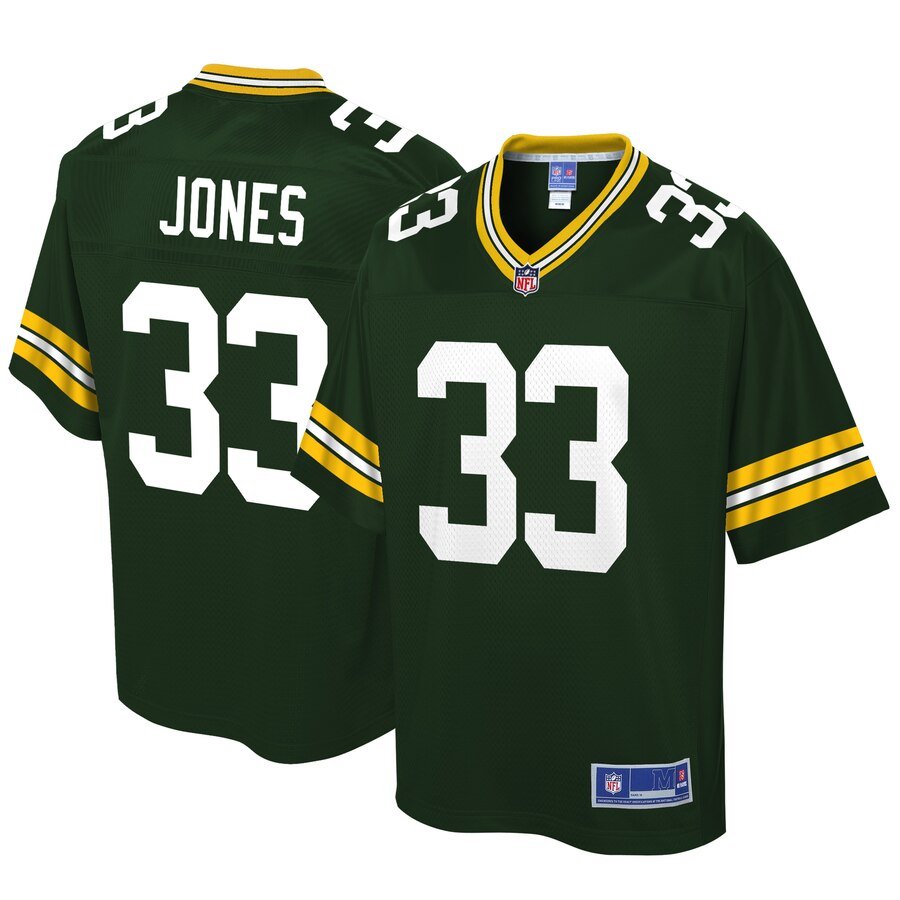 Aaron Jones Jersey Green Bay Packers #33 Big & Tall