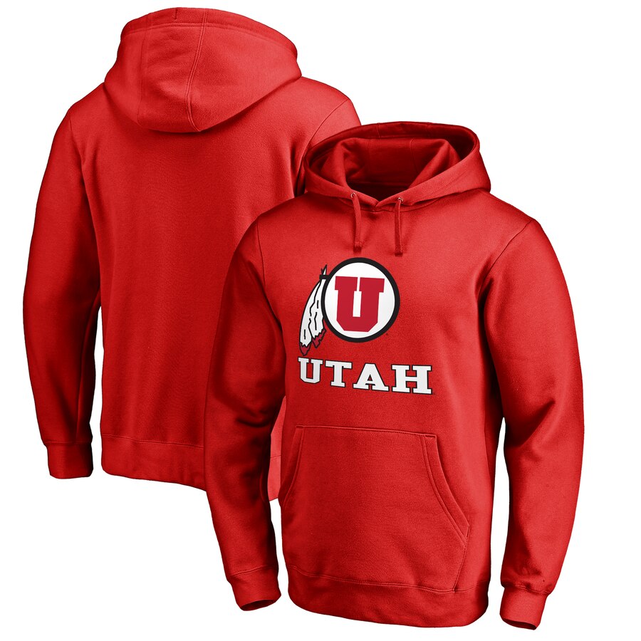 big & tall Utah Utes hoodie in red