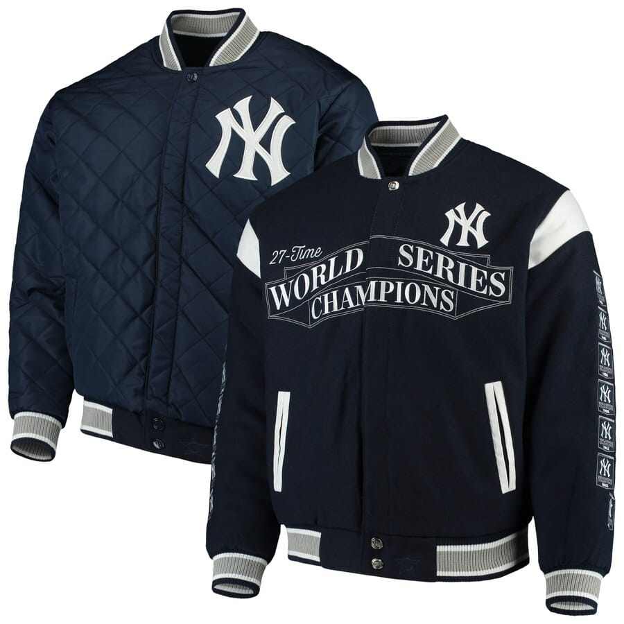 NY Yankees World Series Jacket - Reversible by JH Design