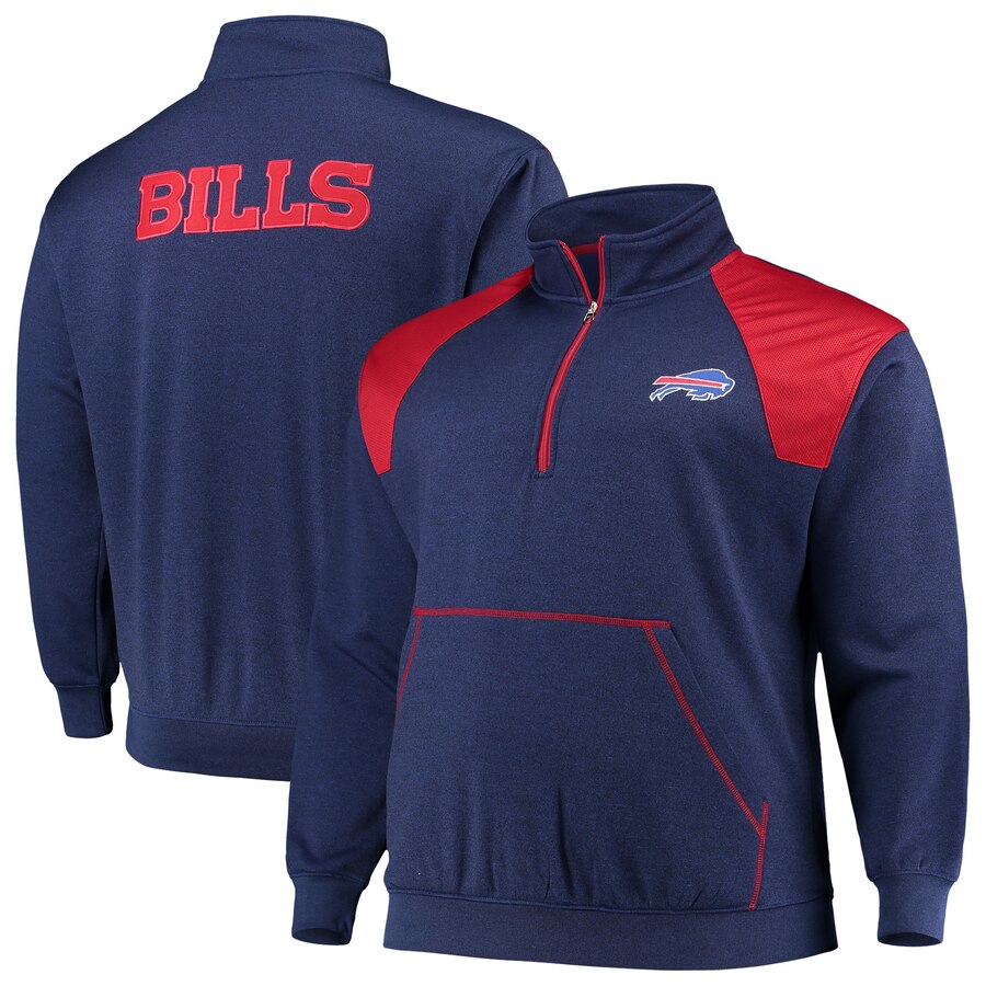 Buffalo Bills Pullover Jacket 1/4 Zip