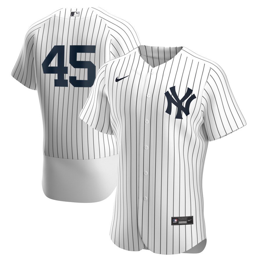 gerrit cole jersey - ny yankees by Nike (White Pinstripe)