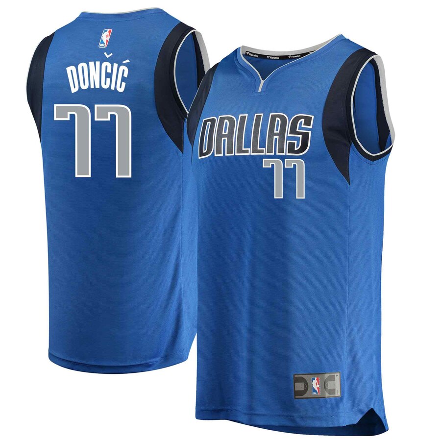 Luka Doncic Jersey in Blue S-3X 4X 5X