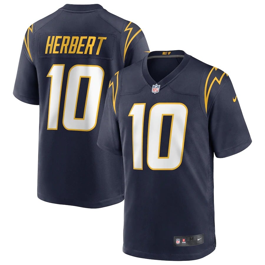 Justin Herbert Jersey - LA Chargers by Nike