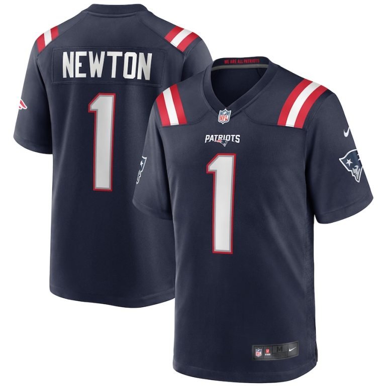 Cam Newton Jersey (Patriots) S-2X, 3X, 4X, 5X, 6X, XLT 2XLT 3XLT 4XLT