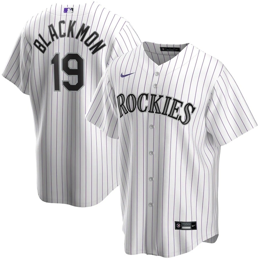 Youth CJ Cron Black Colorado Rockies Player Logo Jersey Size: Large