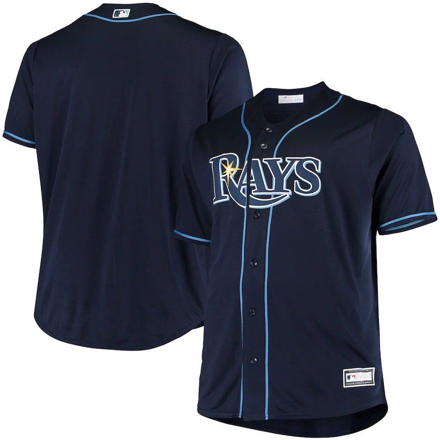 Tampa Bay Rays Jersey Navy Blue