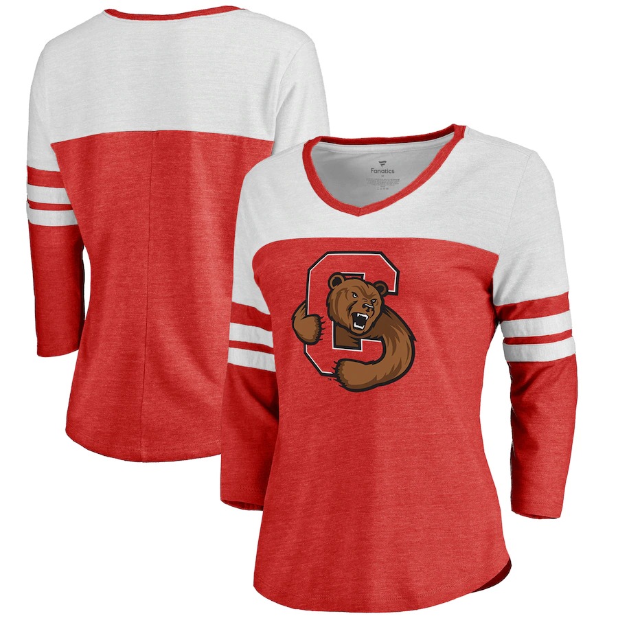 Women's Cornell Tee Shirt - 3/4 Length Sleeve