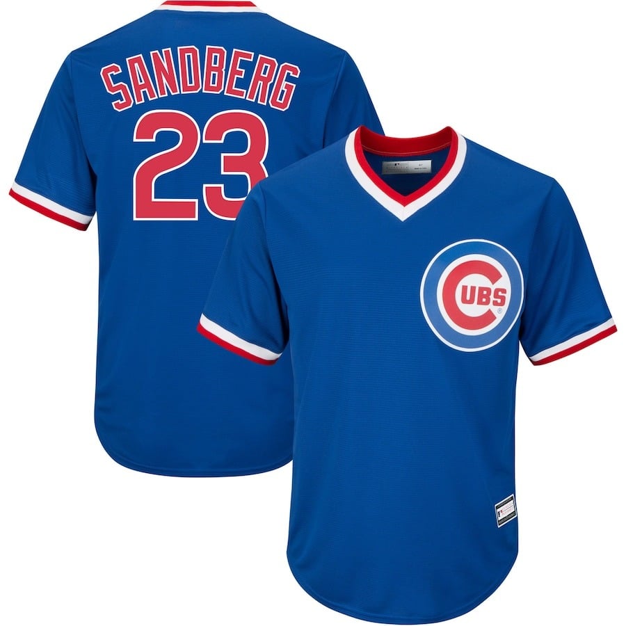 Ryne Sandberg Blue Jersey - Chicago Cubs