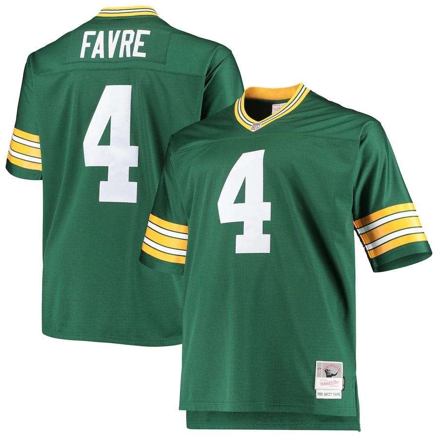 Brett Favre Jersey by Mitchell and Ness - Big and Tall Sizes