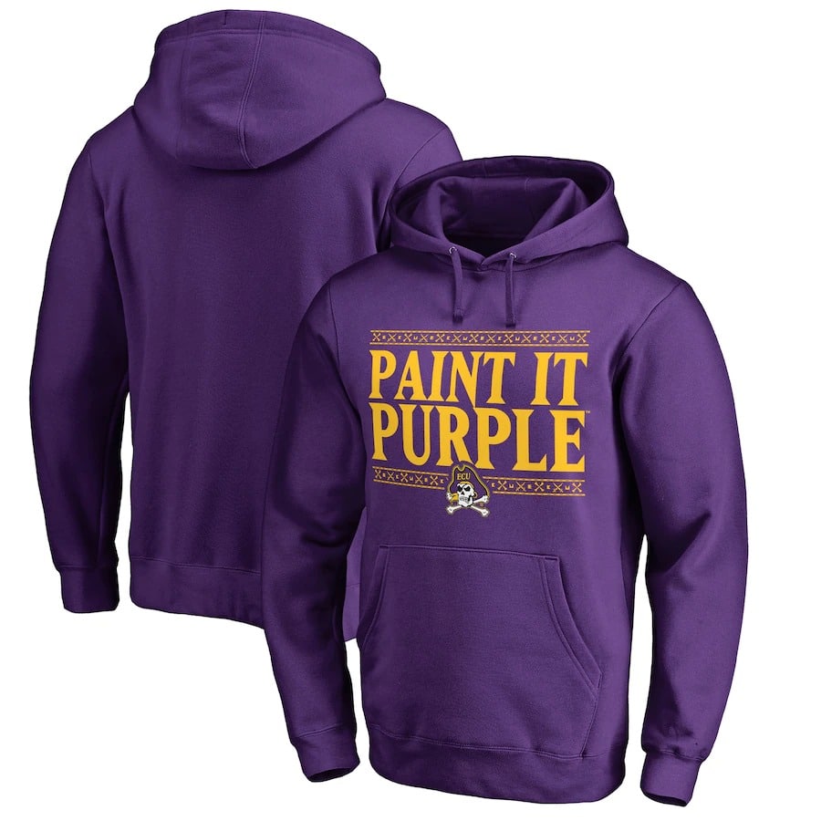 ECU Pirates Hoodie - Paint it Purple - East Carolina