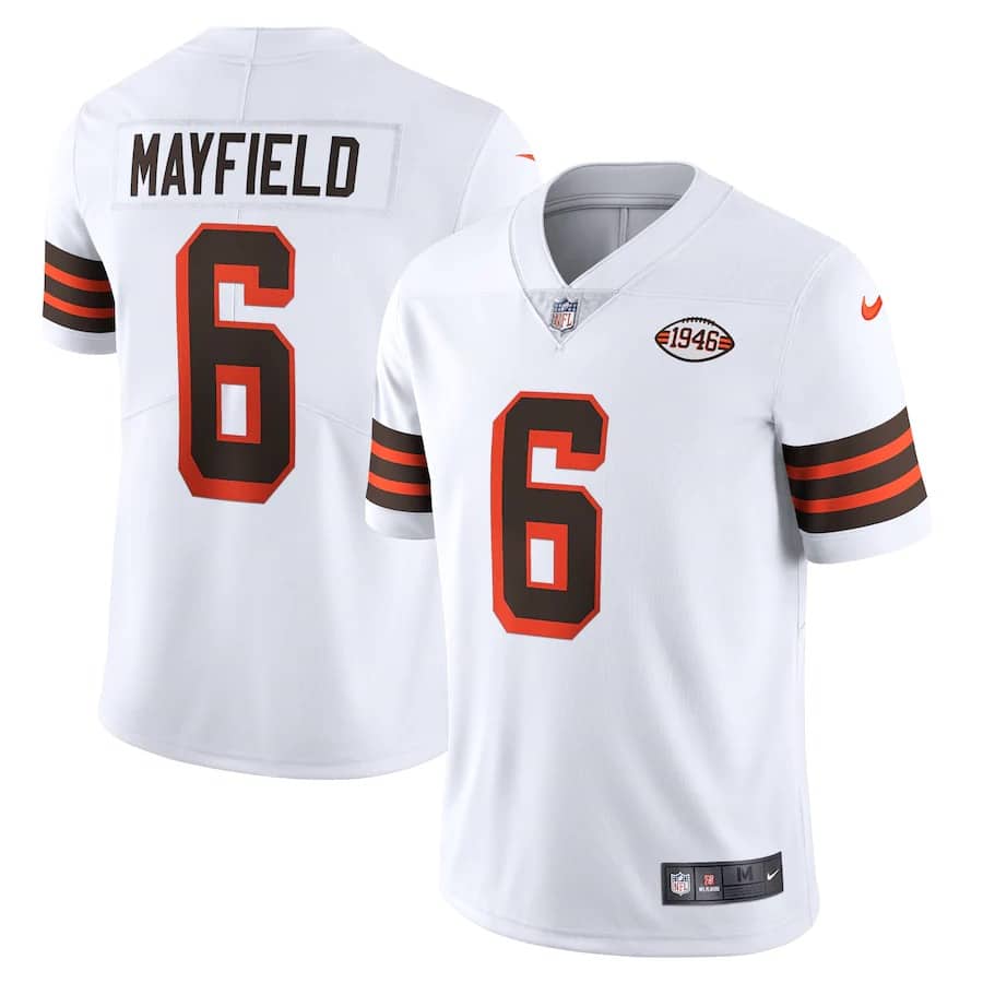 Cleveland Browns Jersey (New 1946 Throwbacks) S-2X 3X 4X