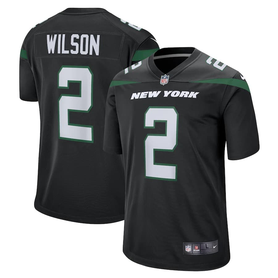Black Zach Wilson Jersey by Nike