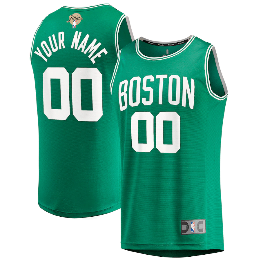 Boston Celtics NBA Finals Jersey - Customized Add Any Player