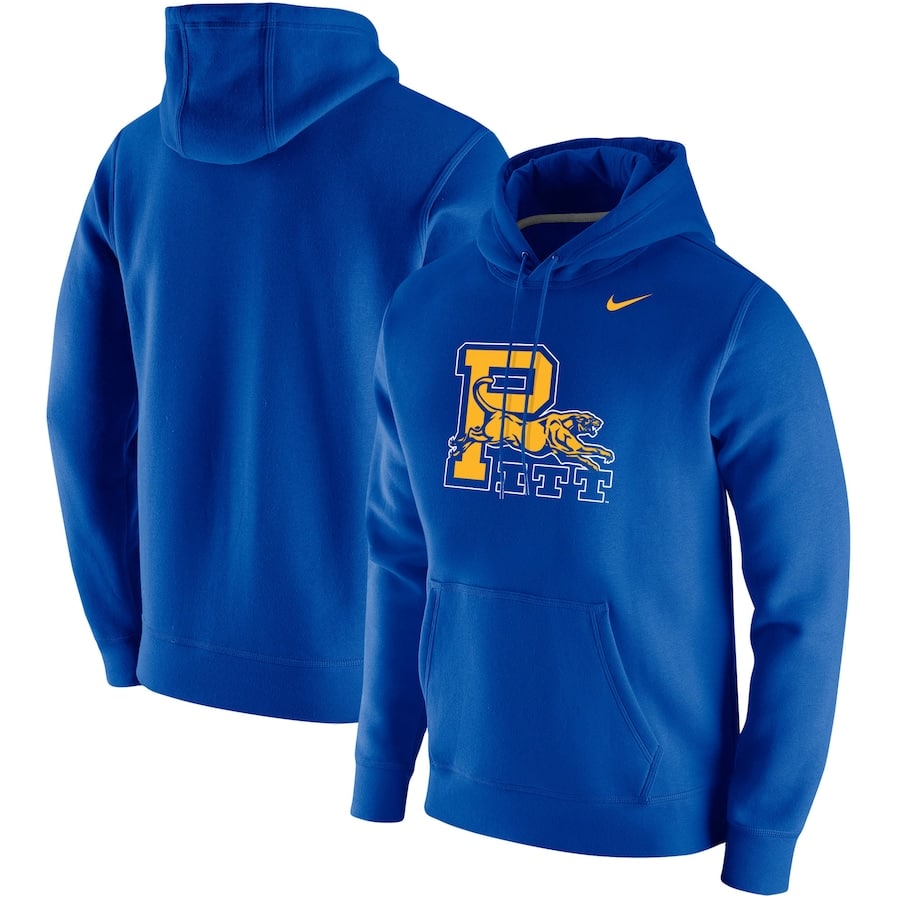 Pitt Panthers Hoodie - Blue and Gold by Nike