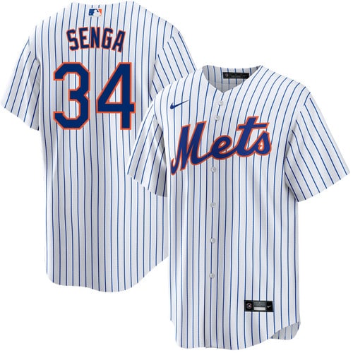 Kodai Senga Jersey - New York Mets Pinstripe by Nike