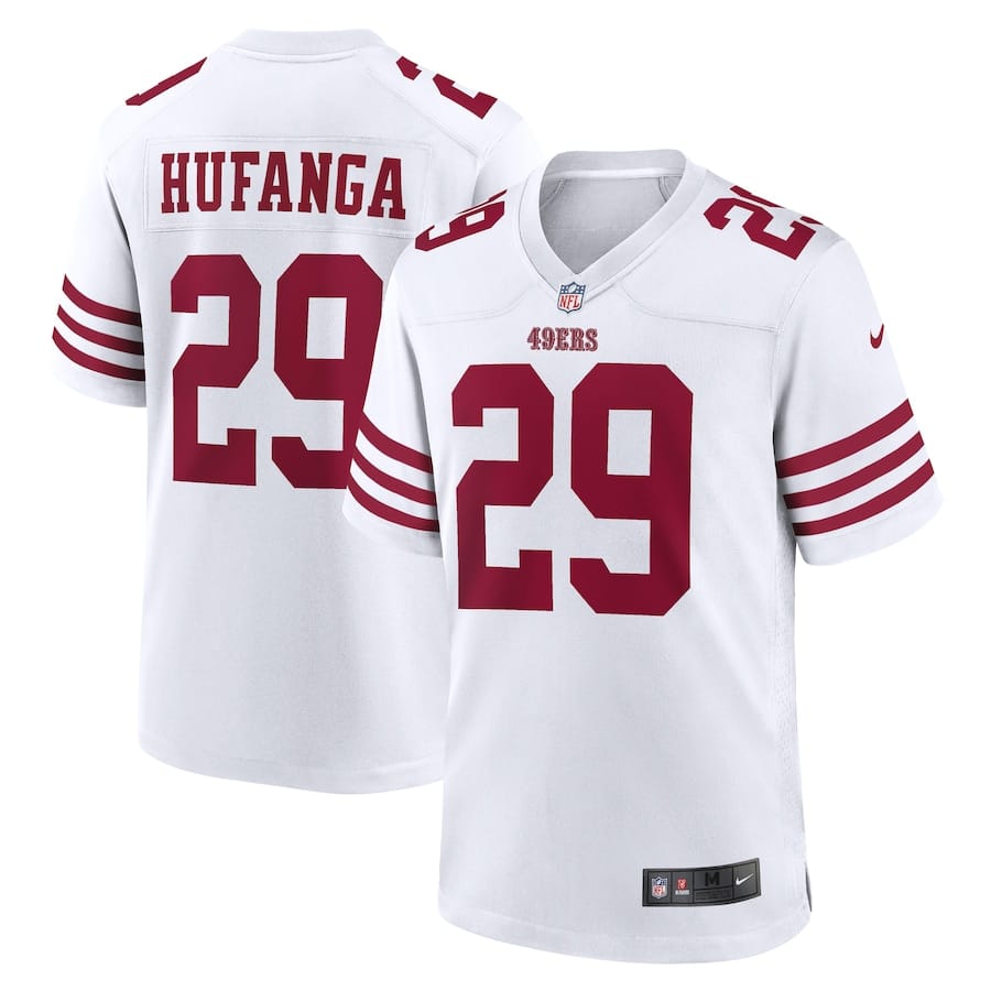 Talanoa Hufanga Jersey 49ers S-XL 2X 3X 3XL 4X 4XL 5X 5XL