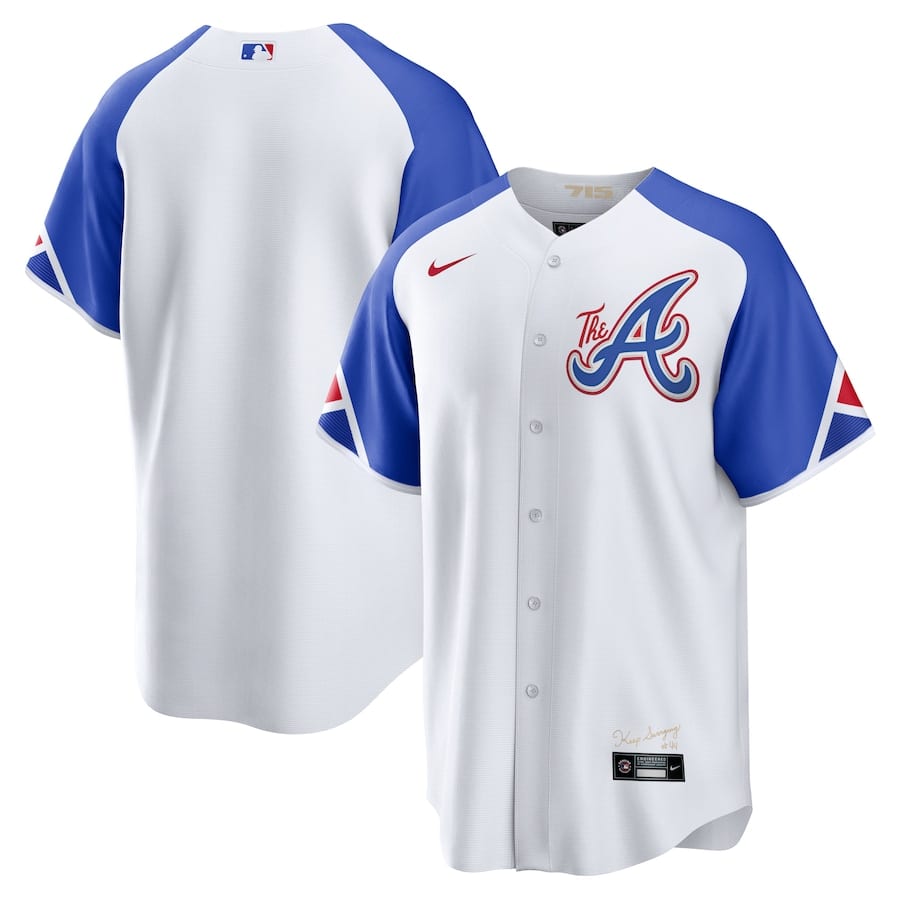 Atlanta Braves City Connect Jersey with No Name - Made by Nike