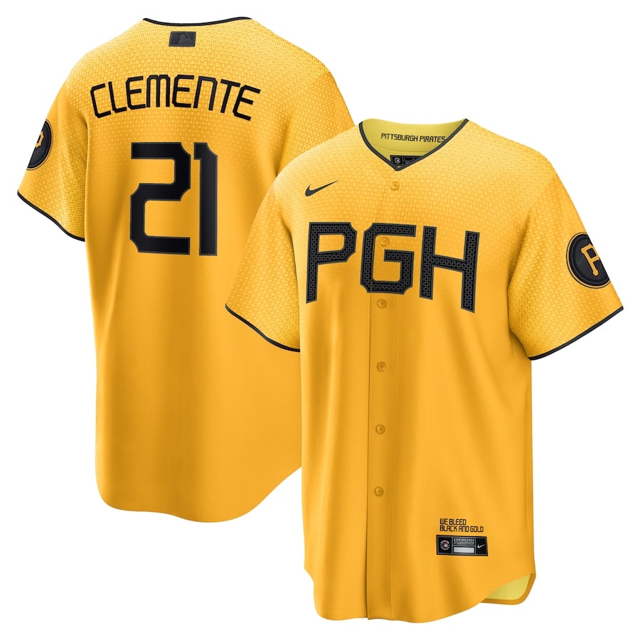 Pittsburgh Pirates City Connect Jersey by Nike - Roberto Clemente