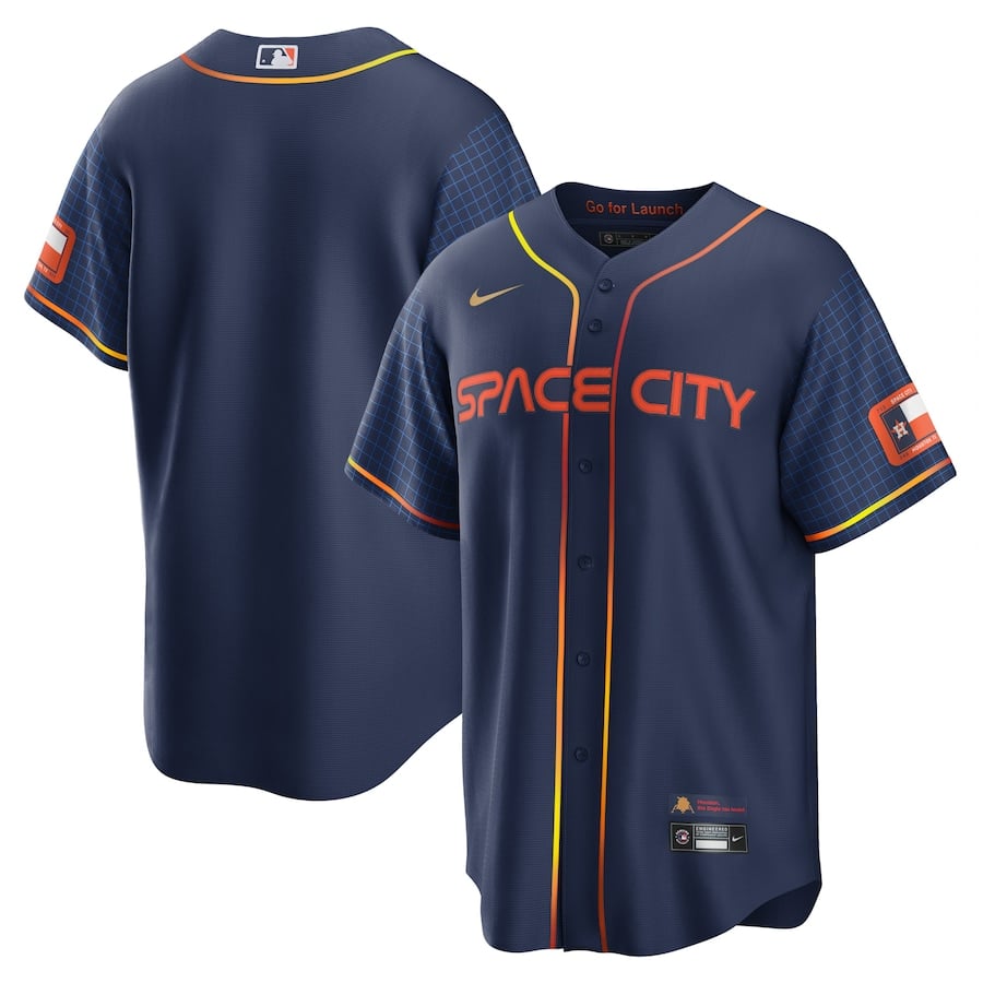 Houston Astros City Connect Jersey - Space City S M L XL 2X 3X 4X