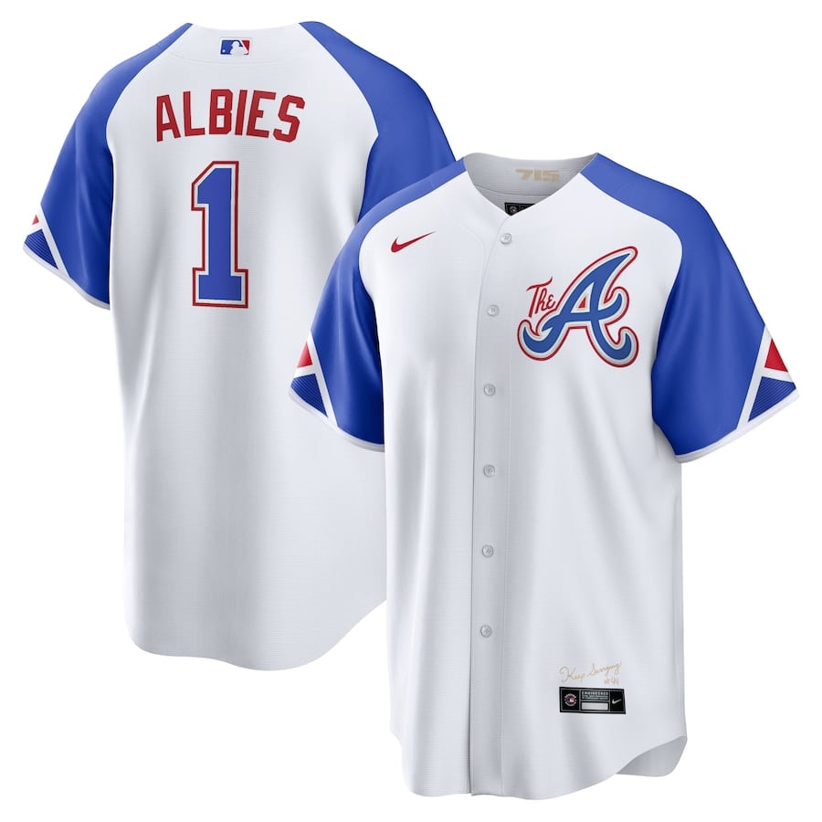 Ozzie Albies Atlanta Braves City Connect Jersey