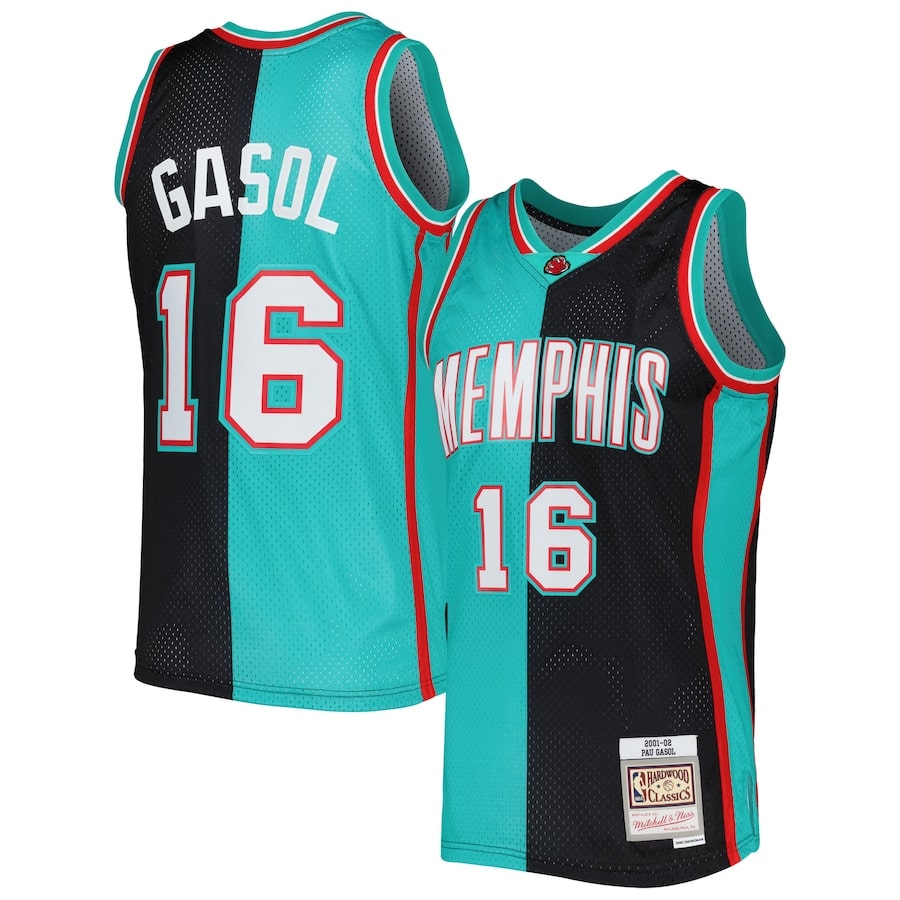 Pau Gasol Memphis Grizzlies Jersey - Throwback Mitchell and Ness