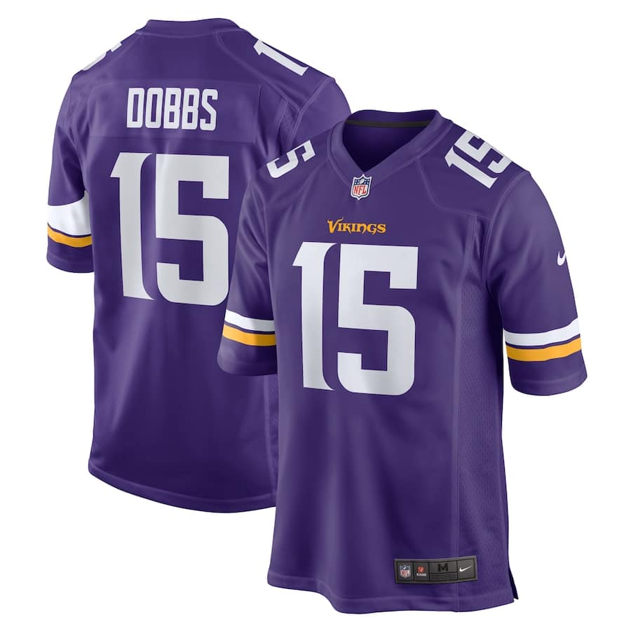 Joshua Dobbs Jersey - Minnesota Vikings by Nike