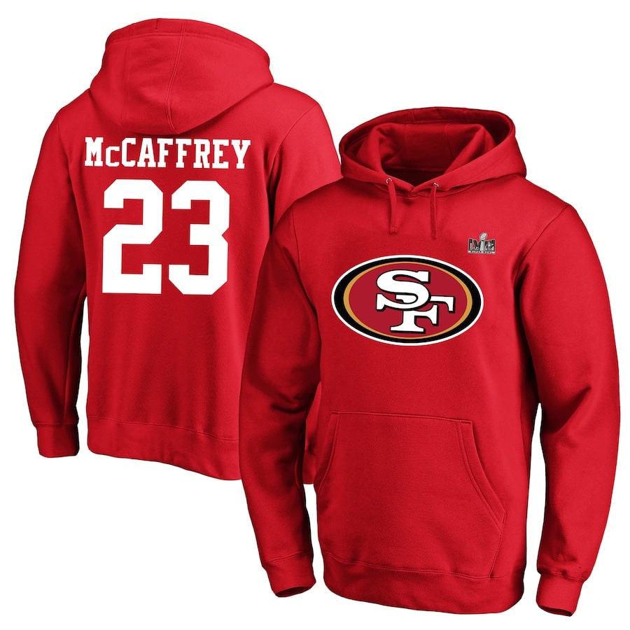 Christian McCaffrey 49ers Super Bowl Hoodie