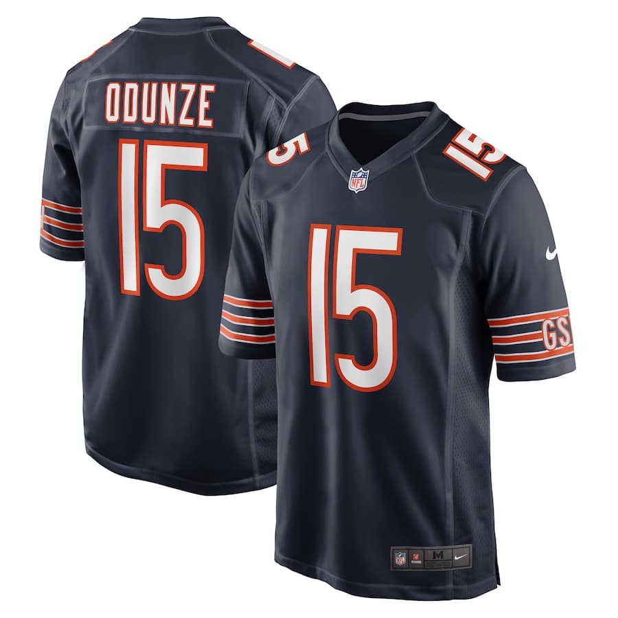 Rome Odunze Jersey - Chicago Bears Nike Uniform in Navy