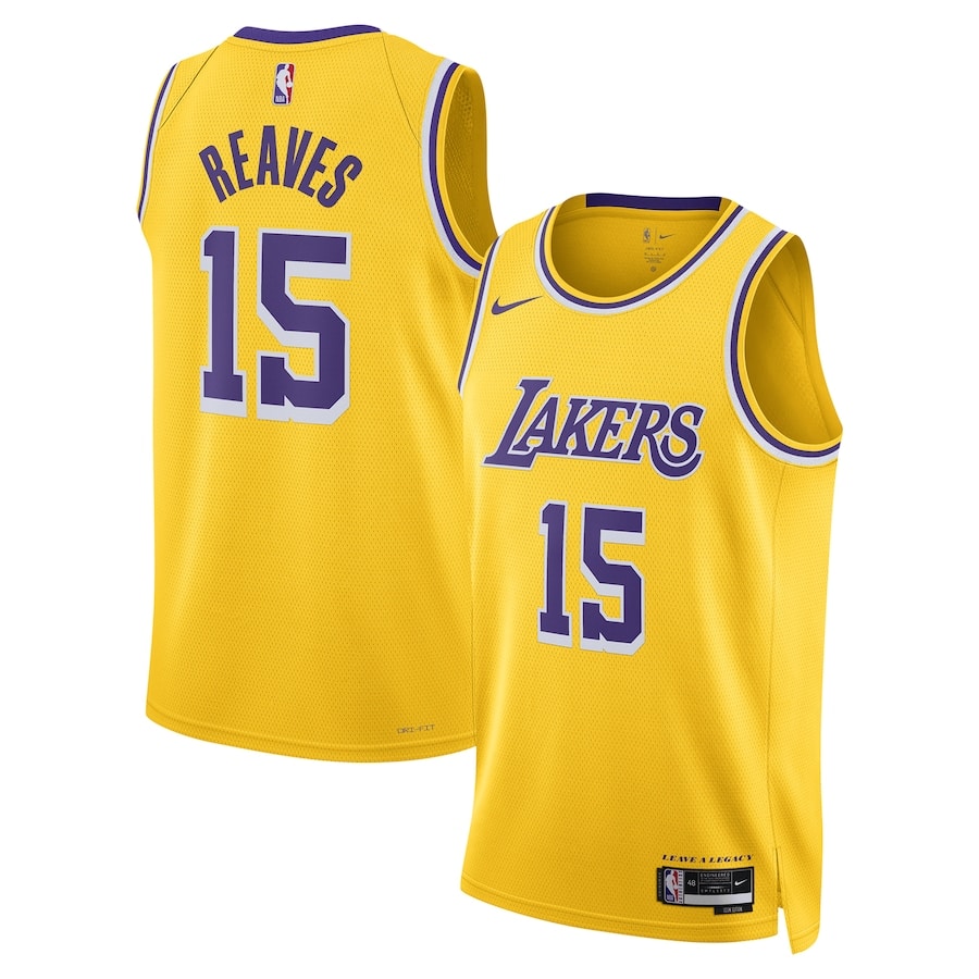 Austin Reeves Jersey - Los Angeles Lakers Gold Uniform