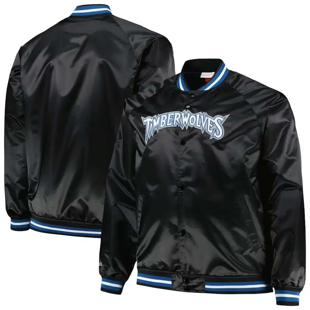 Big and Tall Minnesota Timberwolves Button Jacket