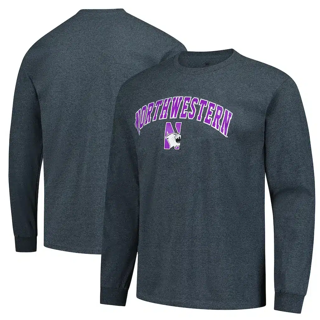 Long Sleeve Northwestern Wildcats Tee Shirt