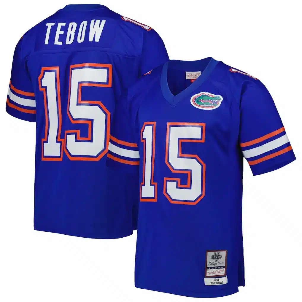 Big and Tall Florida Gators Tim Tebow Jersey by Mitchell & Ness