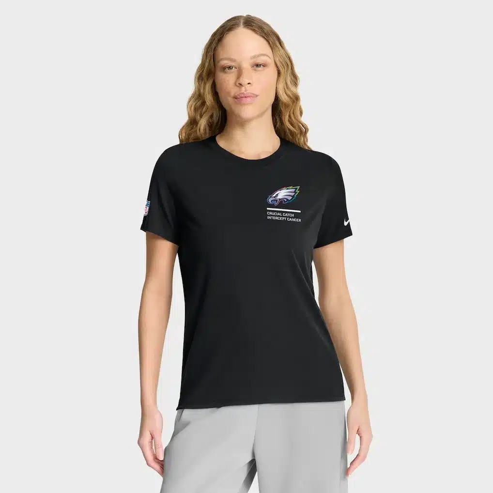 Women's Crucial Catch Cancer Tee Shirt by Nike